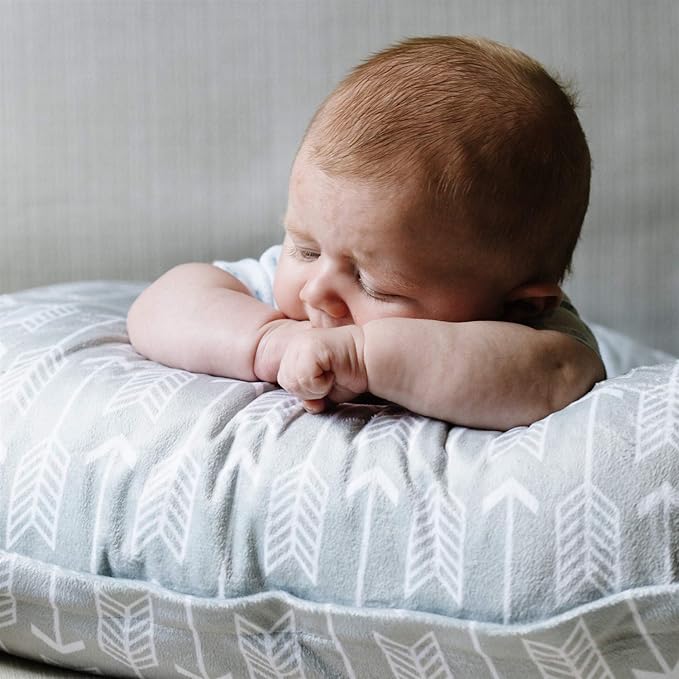 ALVABABY Minky Nursing Pillow Cover | Soft and Comfortable| Best for Breastfeeding Moms | Soft Fabric Fits Snug On Infant Nursing Pillows to Mothers While Breast Feeding MT-M01