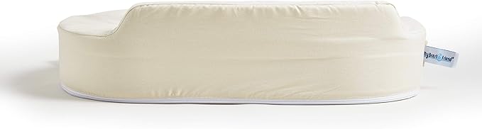 My Brest Friend Organic Cotton Deluxe Nursing Pillow Cover - Slipcovers For Baby - Adjustable Fit, Easy Care, Durable - Original Nursing Pillow Not Included, Organic Cream