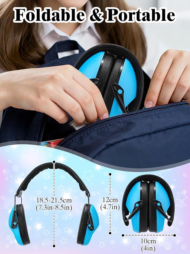 sundee Kids Noise Cancelling Headphones Ear Muffs for Noise Reduction Hearing Protection for Autism Chirldren