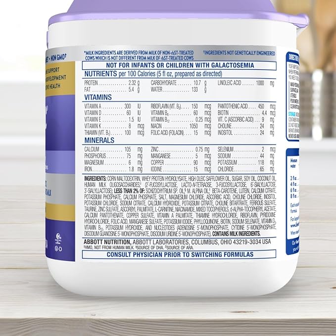 Similac 360 Total Care Gentle Comfort Baby Formula, Easy-to-Digest Formula, Has 5 HMO Prebiotics, Powder Infant Formula, 20.1-oz Tub
