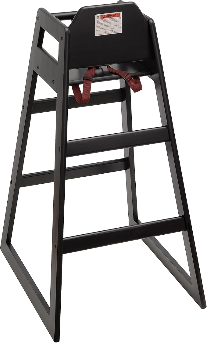 Hight Quality, Seating Ready-to-Assemble Restaurant Wood Bar Height High Chair, Baby Highchairs, Durable Dining Feeding Chair with Steps, High Chairs for Babies and Toddlers, Seria 01