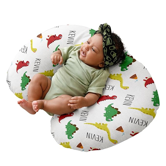 Dyoart Baby Nursing Pillow Cover,Personalized Soft Nursing Covers,Custom Name Breastfeeding Pillow Cover for Bottle Feeding,Comfortable,Infant(one Size)