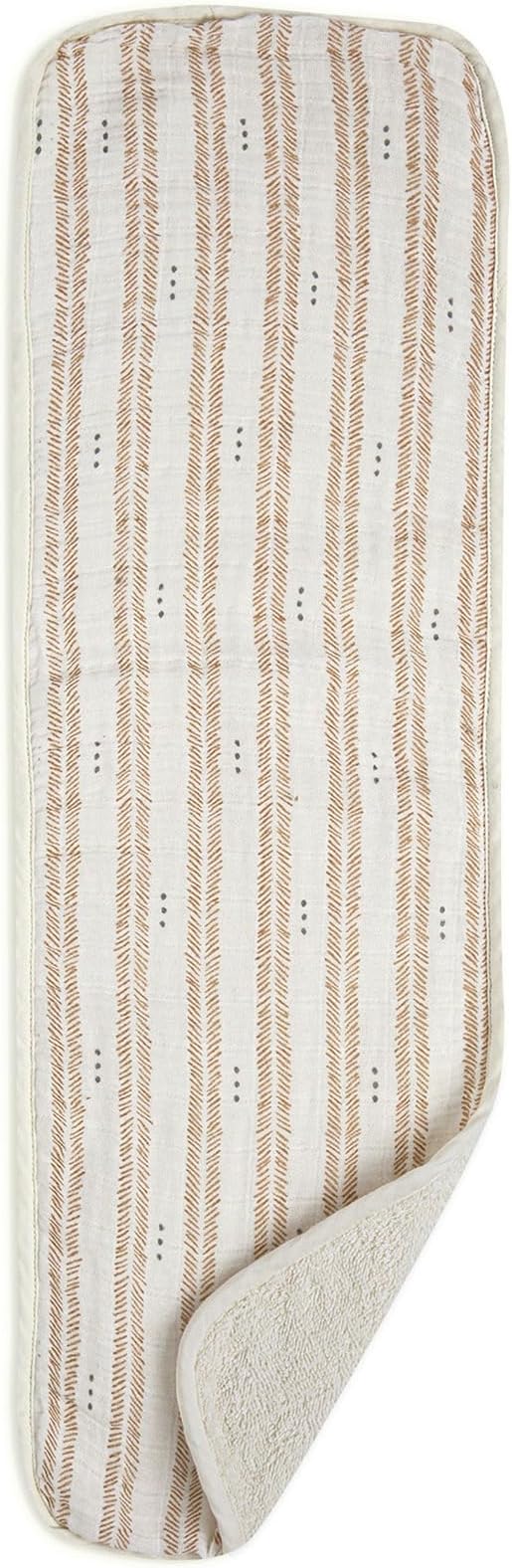 Crane Baby Muslin Baby Burp Cloths, Lightweight Absorbent Burp Cloth, Woodland Animal, Set of 3, 7" x 20", Newborn Baby Essentials, Burp Cloths Baby Boy, Burp Cloths Baby Girl, Baby Newborn Essentials