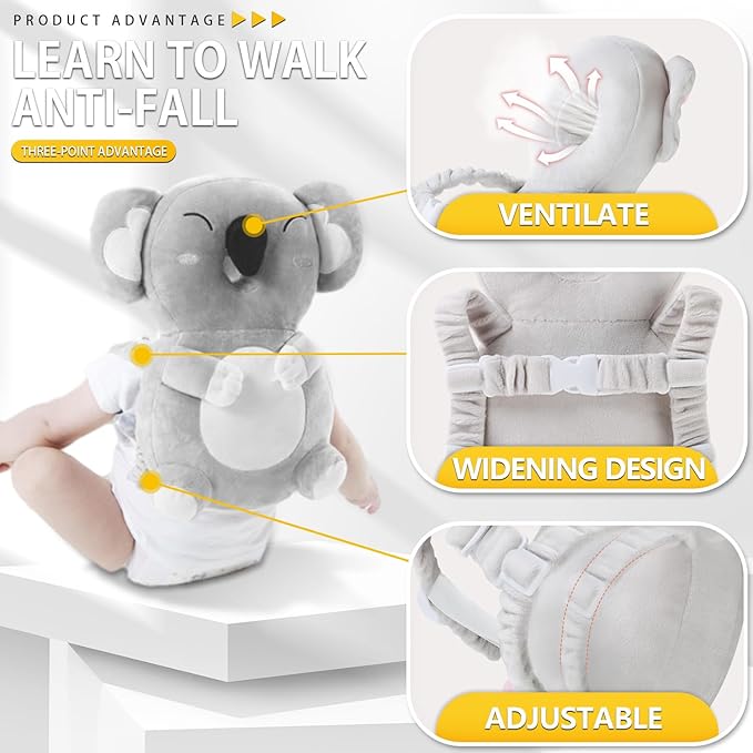 Baby Head Protector Adjustable Baby Head Protection Backpack