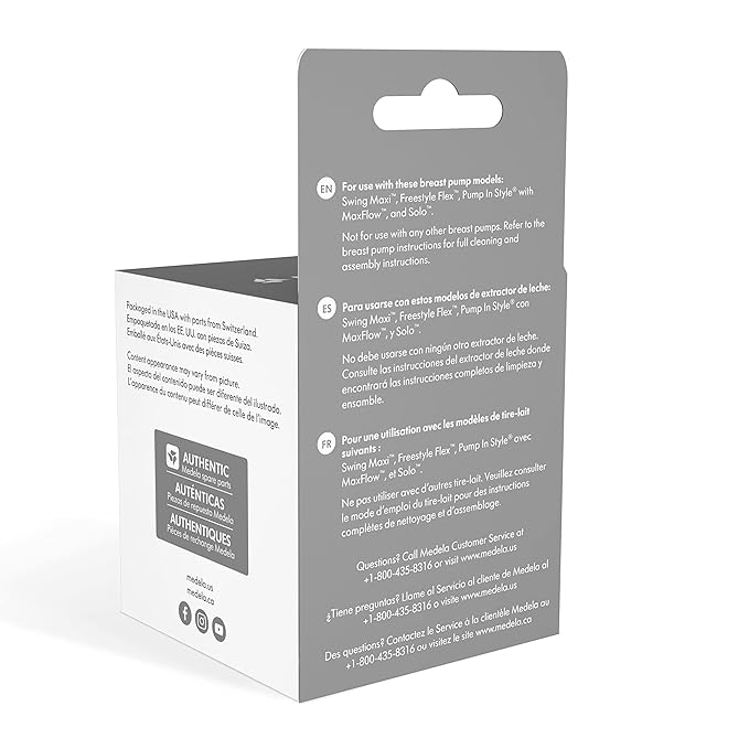 Medela PersonalFit Flex Replacement Membranes, 2-Pack, Compatible with Pump in Style MaxFlow, Swing Maxi and Freestyle Flex Breast Pumps, Authentic Medela Spare Parts