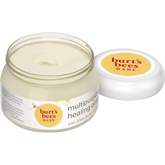 Burt's Bees Baby 100% Natural Origin Multipurpose Healing Ointment, Face & Body Baby Ointment – 7.5 Ounce Tub (Pack of 2)