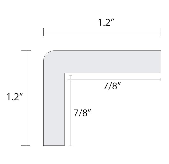 Kidkusion 8 Piece Corner Guards Cushion, Off White
