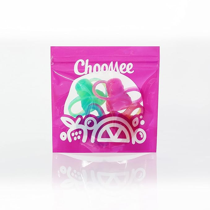 ChooMee SoftSip Baby Pouch Tops + SnakPack Reusable Food Pouches | Prevent Spills and Protect Child Mouth, Fill with Baby food, applesauce and other purees | 4 pk 5 oz + 4 SoftSip Swirl Colors