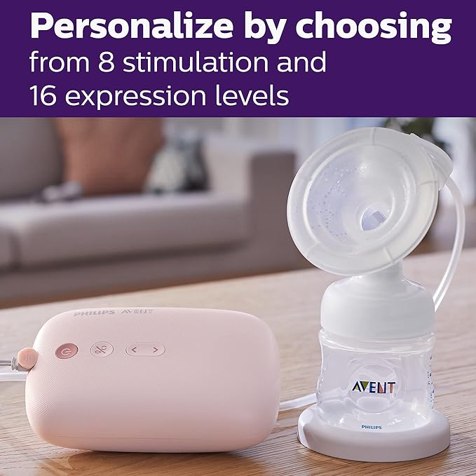 Philips Avent Single Electric Breast Pump Advanced, with Natural Motion Technology, SCF391/62