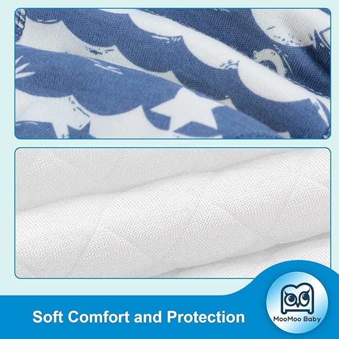 MooMoo Baby Training Underwear 4 Packs Absorbent Toddler Potty Training Pants for Boys and Girls-Cotton Animal Print 2T-6T