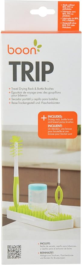 Boon Travel Drying Rack, Green & White, Multi, B11015A