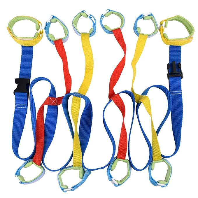 Children Walking Rope for Toddlers, Daycare & Classroom – 8 Kids + 2 Adult Handles – Toddler Safety Rope with Storage Bag for Field Trips, Class Trips, Preschool, Outdoor Walks & Fire Drills