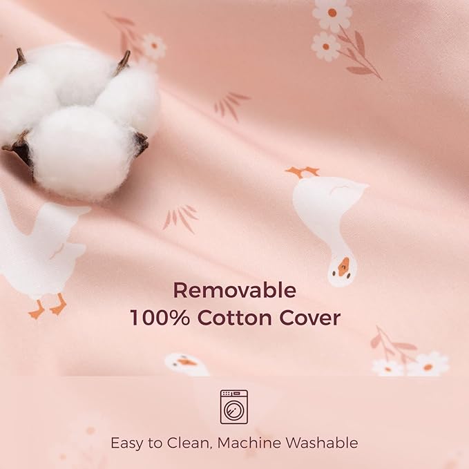 Momcozy Original Nursing Pillow for Breastfeeding-Innovative Safety Guard- Wider Feeding Pillows for More Support for Mom & Baby- Easier Nursing & Hand Free- Fit for All, Removable Cotton Cover