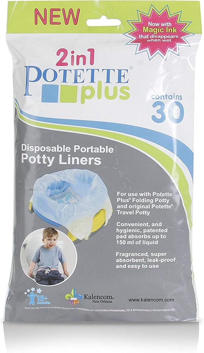 Kalencom Potette Plus Liners - 90 Liners, Pack of 3