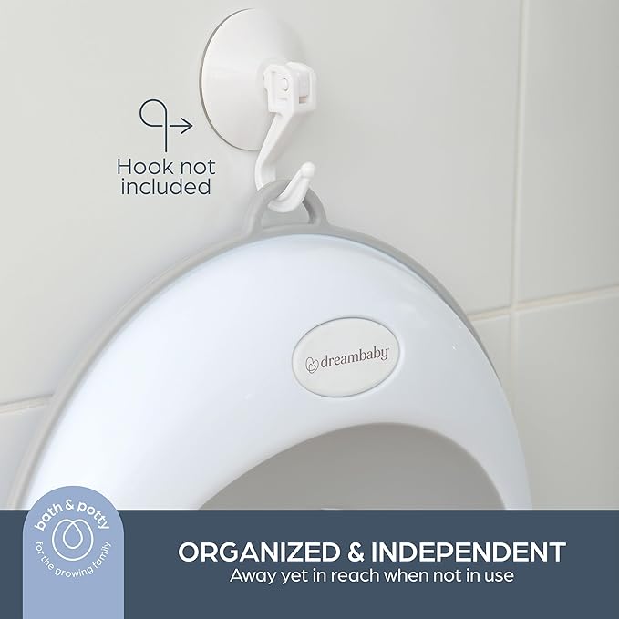 Dreambaby Potty Training Toilet Seat, Easy Fit Toddler Toilet Seat Cover, Anti-Slip for Potty Training Boys and Girls, Lightweight and Portable Potty for Toddler Travel. (Pack of 2)