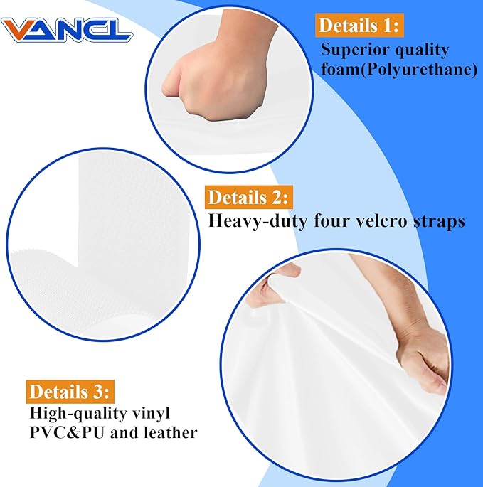 Wall Corner Padding White Wall Corner Guards Heavy Duty Wall Corner Edge Protector Wall Cushion Mats Waterproof Durable 2 Sides Wall Corner Pads for Safety