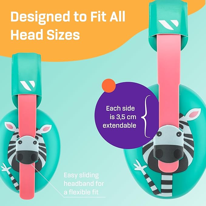 Vanderfields - Hearing Protection Ear Muffs - Over 33 dB (2K Hz) Broad Noise Cancelling Sound Reduction - Baby and Toddlers