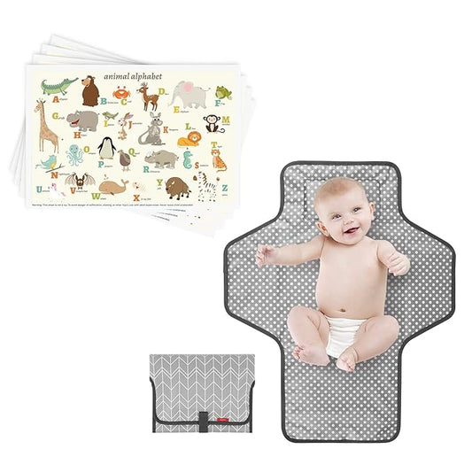 Disposable Stick-on Placemats & Portable Changing Pad Baby Registry Search Essentials Babies Necessities for Boys Girls