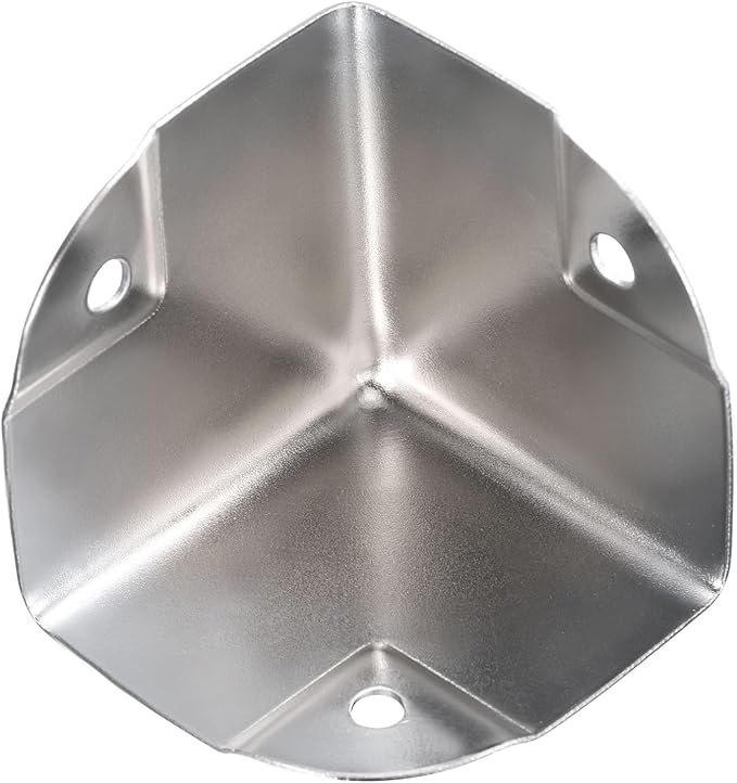 uxcell Metal Box Corner Protectors Box Edge Guard Protector 40 x 40 x 40mm Silver Tone 16pcs for Table Corners and Desk Corners