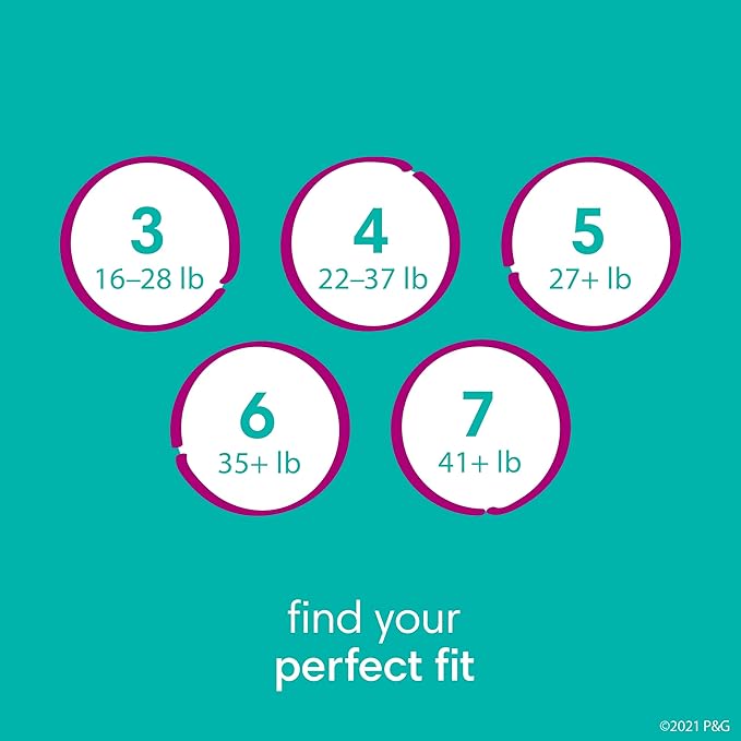 Pampers Pull On Cruisers 360° Fit Disposable Baby Diapers Size 6, 2 Months Supply (2 x 104 Count) with Sensitive Water Based Baby Wipes 12X Multi Pack Pop-Top and Refill (1008 Count)