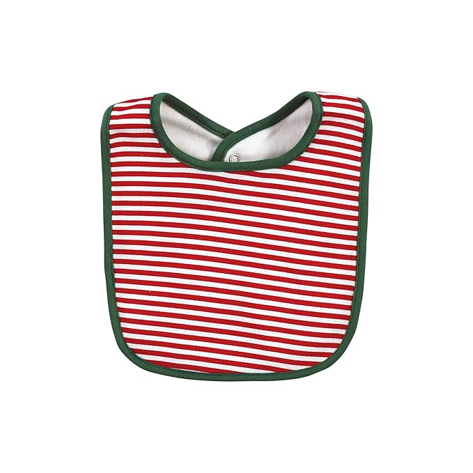 Hudson Baby Unisex Baby Cotton Bib and Sock Set, Rudolph, One Size