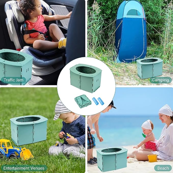 Portable Potty for Toddler,Travel Potty for Kids，Travel Potty for Car，Apply toCamping, Tourism, Outdoor, Indoor