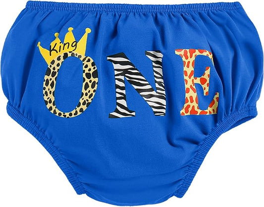 IMEKIS Baby Boys 1st Birthday Diaper Covers Wild One Dinosaur Space Shorts Cake Smash Photo Shoot Bloomers Casual Pants