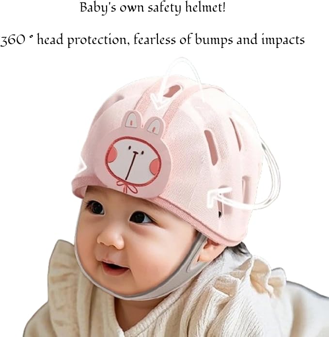 Baby Head Protector, Toddler Safety Helmet for Crawling Walking, 360° EVA Shockproof, Ultra-Light 120g, Multi-Color