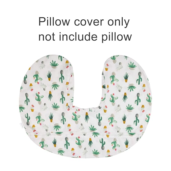 ALVABABY Pillow Cover Soft and Comfortable for Breastfeeding Moms Soft Fabric Fits Snug On Infant Nursing Pillows to Mothers While Breast Feeding ZT-W05