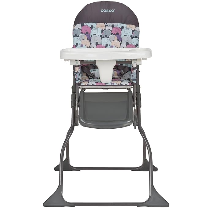 Cosco Simple Fold Deluxe High Chair, Monster Shelley & Simple Fold High Chair, Elephant Puzzle