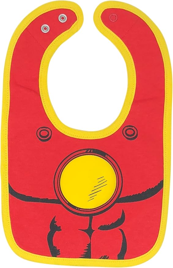 Marvel Avengers Hulk Spider Man Thor Iron Man Captain America 6 Pack Bibs One Size