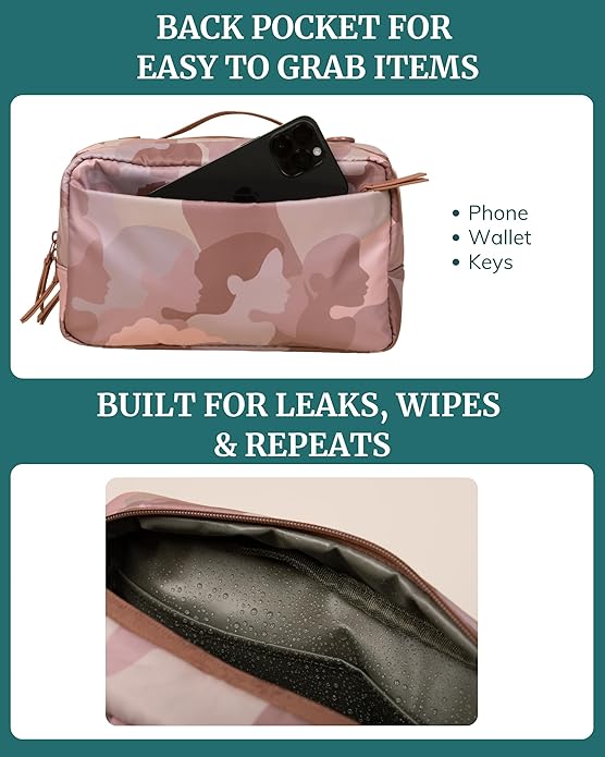 Breast Pump Bag with Cooler - Wearable & Portable Pump Carrying Case - Fits Willow Go, Elvie Stride & Momcozy - Insulated for Breast Milk - Waterproof Interior - Travel & Work Breastfeeding Bag