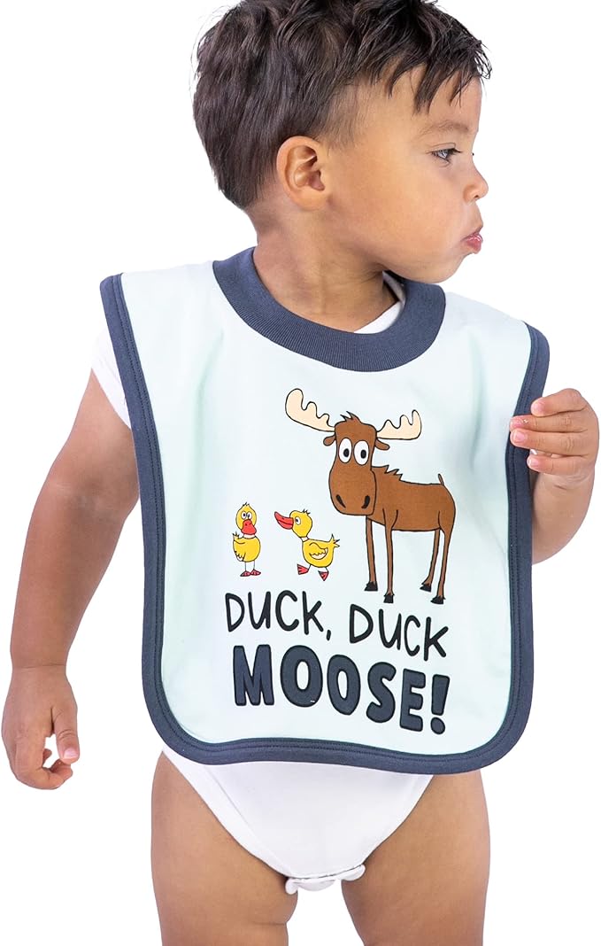 LazyOne Animal-Print Baby Bibs, Cute Baby Shower Gifts