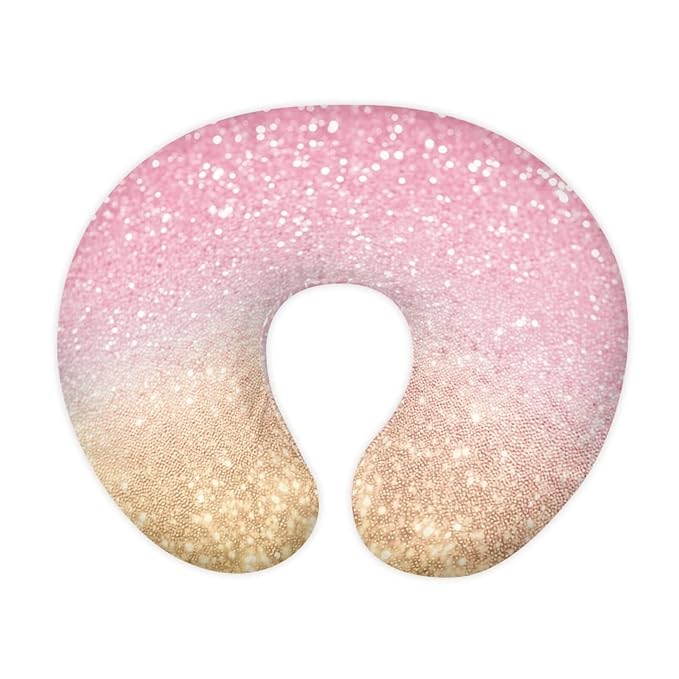 Nursing Pillow Covers, Soft & Cute Covers for Breastfeeding Pillows, Slipcovers for Newborn Baby Boys & Girls, Pink Gradient