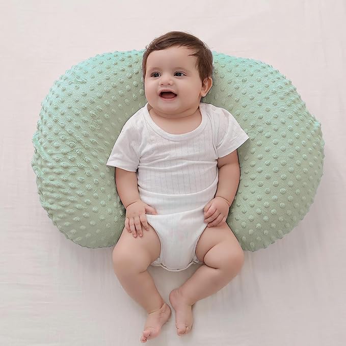 Nursing Pillow Cover, Breastfeeding Pillow Slipcover Snugly Fits for Nursing Pillow for Baby Boys and Girls, Premium Quality Microfiber, Ultra Soft Comfortable (Green)