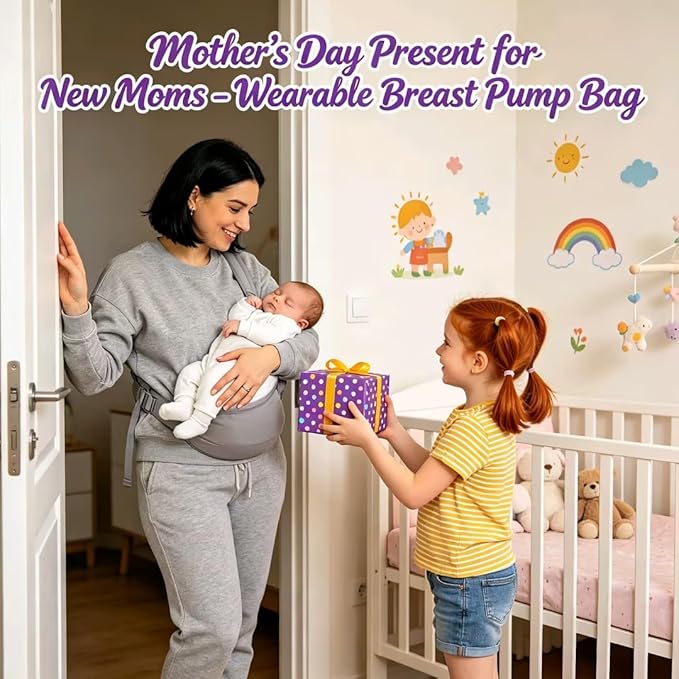 Breastmilk Cooler Travel Bag, Wearable Breast Pump Storage Bag Compatible with Momcozy/Eufy/Elvie/Willow/Medela Breast Pump with Ice Pack and Waterproof Mat,Khaki