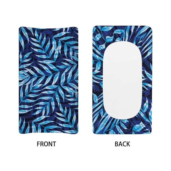 Plant Wild Changing Pad Cover Infant Newborn Changing Table Covers Diaper Table Change Mat Sheet Cover Blue