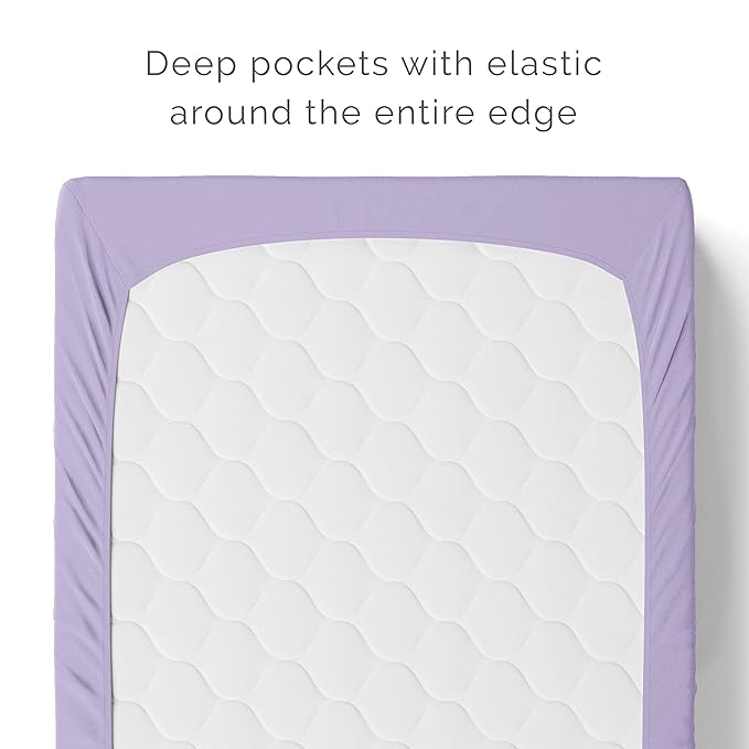 Natemia Organic Cotton Changing Pad Cover (16x32) – Silky Soft Fitted Baby Changing Pad Cover, for Changing Tables, Contoured Pads, Cradle & Bassinet, Neutral Nursery Essential for Boys & Girls