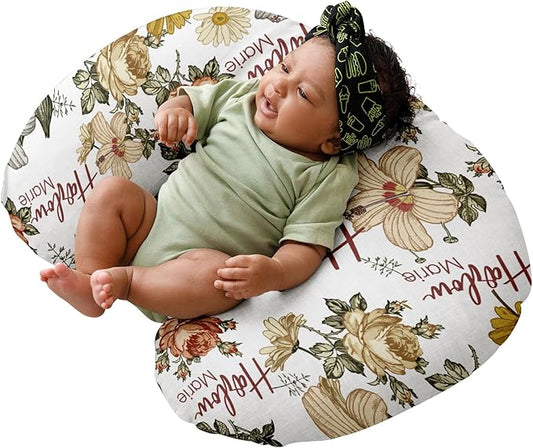 Dyoart Baby Nursing Pillow Cover,Personalized Name Comfortable Nursing Covers,Breastfeeding Pillow Slipcover for Bottle Feeding,Custom Gifts for Toddler Infant(one Size)