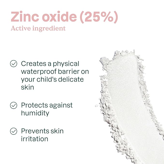 ATTITUDE Plastic-Free Diaper Cream Bar with Zinc for Baby, EWG Verified, Dermatologically Tested, Vegan, Unscented, 1 Ounce