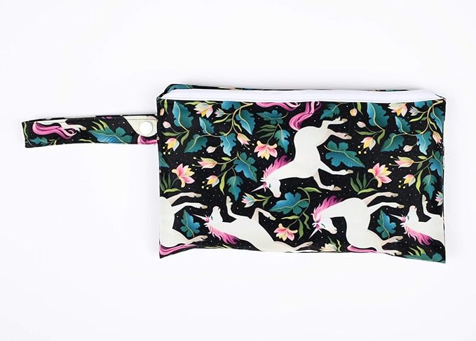 Baby Diaper Changing Mat Pad Portable Foldablet Waterproof (Horse Flower)
