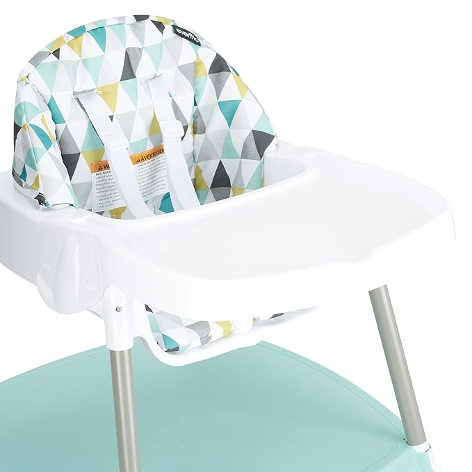 Evenflo Eat and Grow 4-in-1 Convertible High Chair (Prism Triangles)