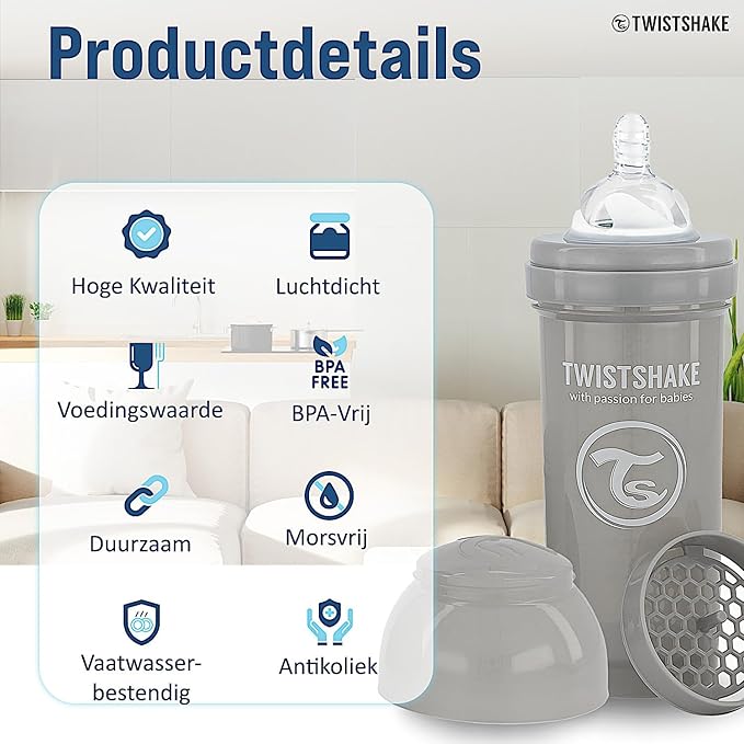 Twistshake Anti-Colic Baby Bottle 2+ Months 260ml