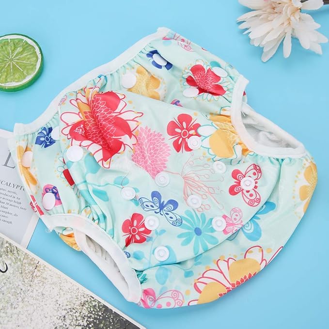 Unisex Baby Swimming Diaper, Washable Reusable Leakproof Baby Diaper (D25)