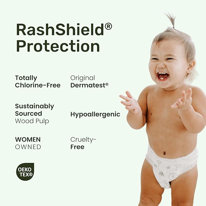Parasol Chlorine Free Disposable Diaper Pants, Size 6 (4T-5T) 72 Count, Pull Up-Style with RashShield Protection and Active 360 Comfort Wrap, Hypoallergenic Training Diaper