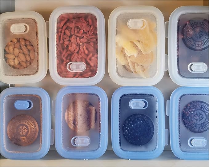 Minimal Reusable Silicone Food Storage Containers