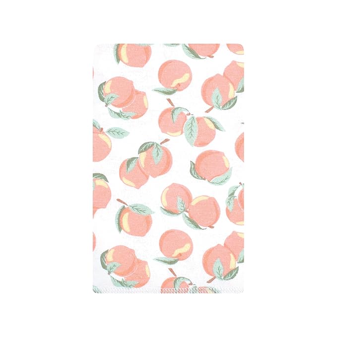 Hudson Baby Unisex Baby Flannel Burp Cloth 10pk, Sweet Peach, One Size
