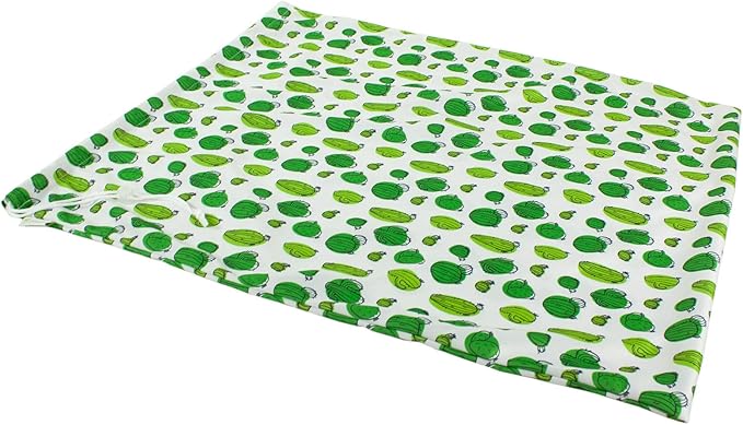 OsoCozy Cloth Diaper Pail Liner - Reusable, Washable, Waterproof Wet Bag with Drawstring. Excellent for Diaper Pails, Garbage Cans, Laundry, Recycling and Storage - Cactus