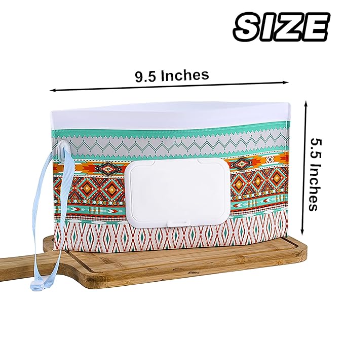 4 Pack Reusable Wipes Pouch Portable Wipes Dispenser Refillable Wipes Container Lightweight Travel Wipes Case Baby Wipes Holder for Diaper Bag