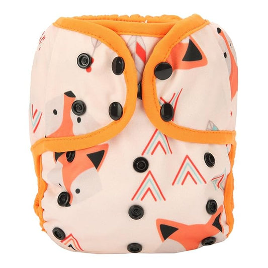 Baby Diaper Cover Nappy One Size 8lbs to 36lbs (Fox)
